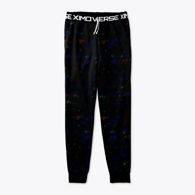 XIMOVERSE "All-Over Glitch" Joggers