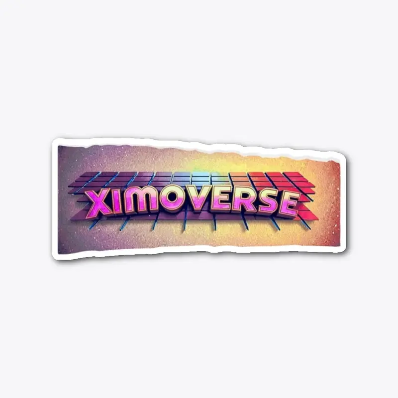 XIMOVERSE "Ripped Label" Sticker