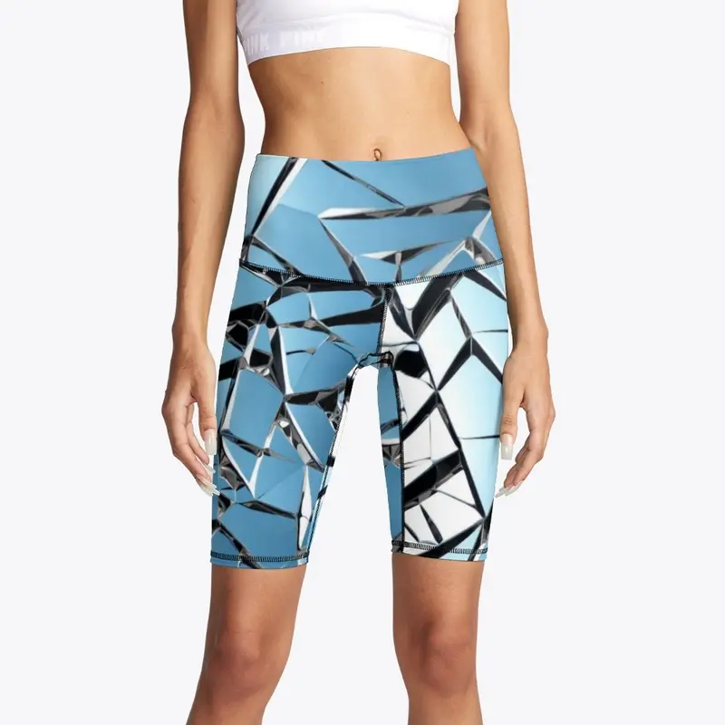 XIMOVERSE "Shattered Glass" Bike Shorts